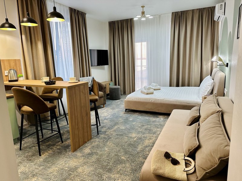 Двухместные апартаменты с балконом и видом на море