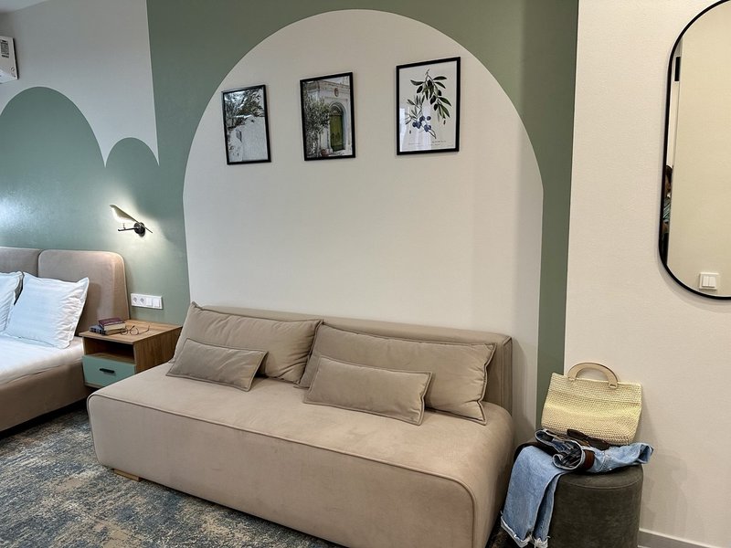 Двухместные апартаменты с балконом и видом на море - фото 4